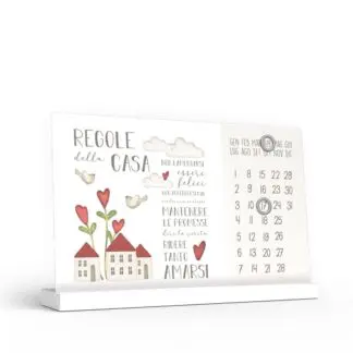 Calendario perpetuo-regole della casa
