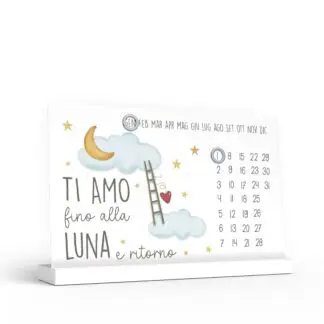Calendario Perpetuo Batticuore - Ti amo fino alla luna