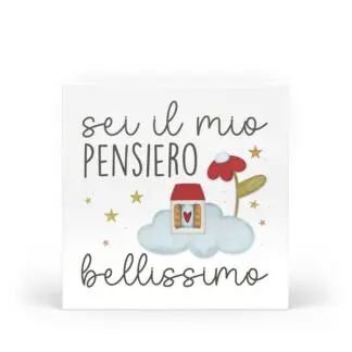 Formella Piccola Batticuore - Pensiero bellissimo