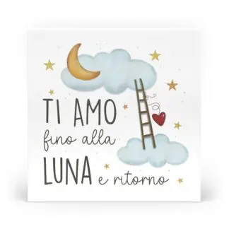 Formella Grande Batticuore - Ti amo fino alla luna