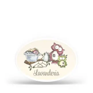 Fuoriporta Allegri Gufetti - Lavanderia