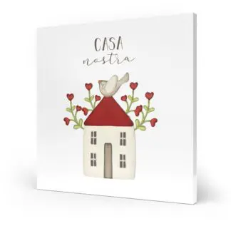 Quadro Grande - Casa nostra