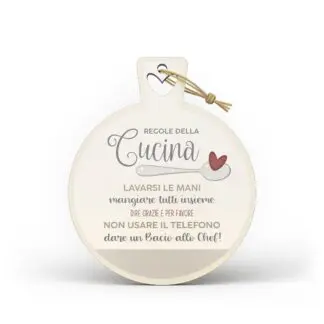 Sottopentola Cuori Danzanti - Regole della cucina