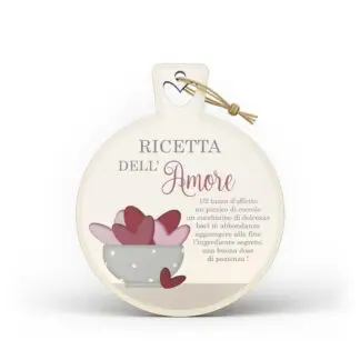 Sottopentola Cuori Danzanti - Ricetta dell'amore