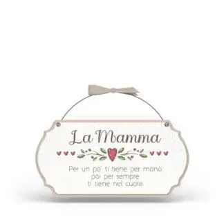 Targa con ferretto Aria Country - Mamma cuore
