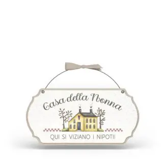 Targa con ferretto Aria Country - Casa della nonna