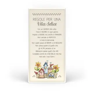 Tavola Aria Country - Regole per una vita felice