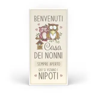 Tavola Allegri Gufetti - Benvenuti dai nonni