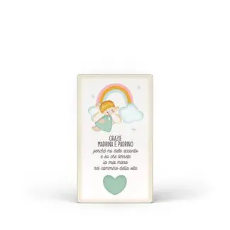 Calamita verticale Angioletti Custodi - Grazie madrina e padrino