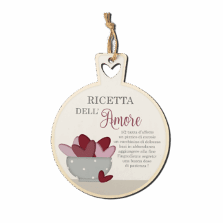 Sottopentola Cuori Danzanti - Ricetta dell'amore