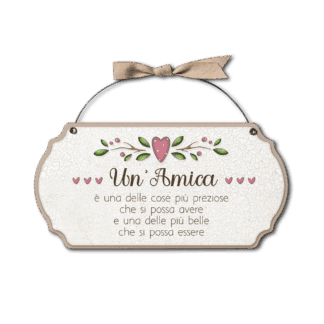 Targa con ferretto Aria Country - Amica