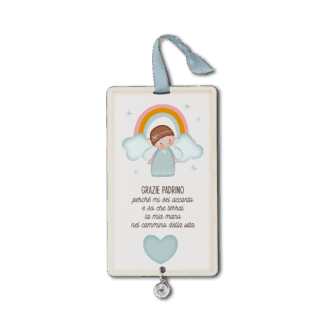 Quadro piccolo Angioletti Custodi - Grazie padrino