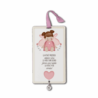 Quadro piccolo Angioletti Custodi - La vita è preziosa F