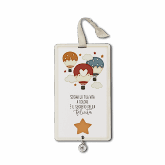 Quadro piccolo In Mongolfiera - Sogna a colori