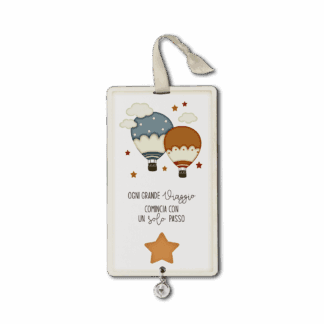 Quadro piccolo In Mongolfiera - Un solo passo