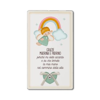 Quadro grande Angioletti Custodi - Grazie madrina e padrino