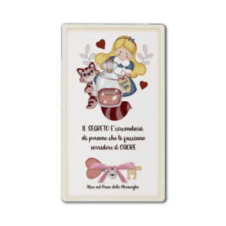 Quadro grande Meraviglie di Alice - Ridere il cuore