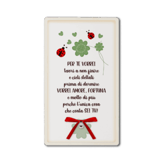 Quadro grande Ti Porto Fortuna - Per te vorrei