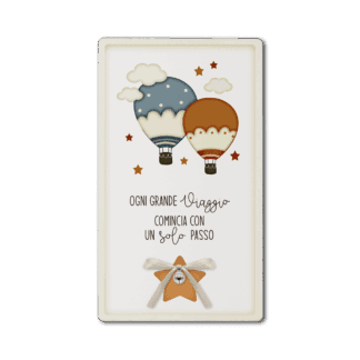 Quadro grande In Mongolfiera - Un solo passo