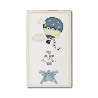 Quadro grande In Mongolfiera - Vola soltanto chi osa