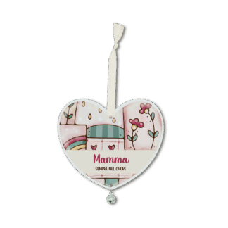 Cuore campanello - Mamma