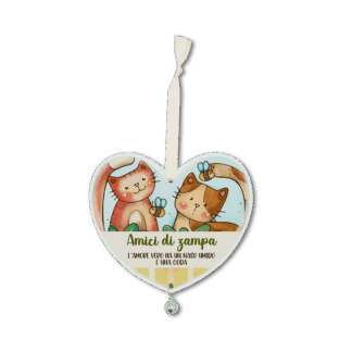 Cuore campanello -  Amici di zampa