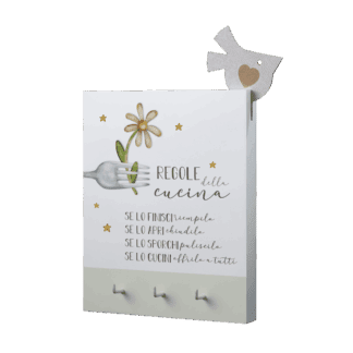 Portachiavi da Muro - Regole della cucina