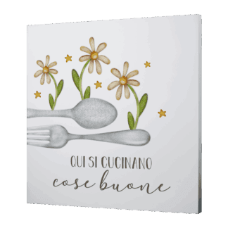 Quadro Medio - Qui si cucinano cose buone