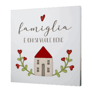 Quadro Grande - Famiglia è chi si vuole bene