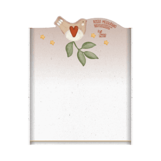 Espositore Cuore Grande con Campanello - Rosso Melograno - 36 Pezzi (vuoto)