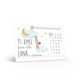 Calendario Perpetuo Batticuore - Ti amo fino alla luna