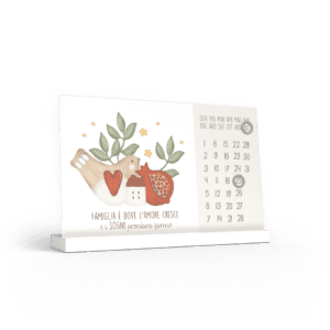 Calendario perpetuo-famiglia è dove l'amore cresce