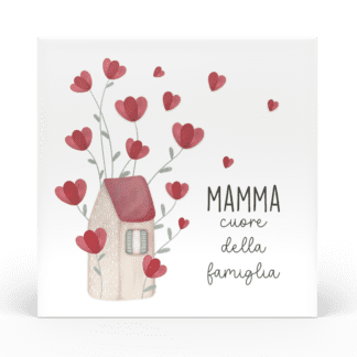 Formella Piccola Mamma Mia - Mamma cuore della famiglia