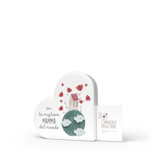 Portaricordi Cuore Mamma Mia - Mamma migliore del mondo