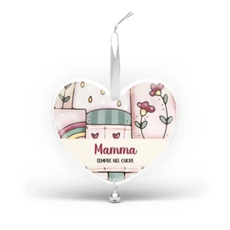 Cuore campanello - Mamma
