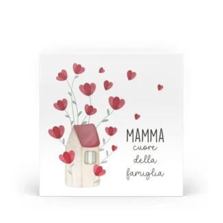 Formella Piccola Mamma Mia - Mamma cuore della famiglia