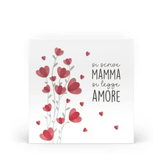 Formella Piccola Mamma Mia - Mamma si legge amore