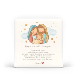 Formella Piccola Dolci Preghiere - Preghiera della famiglia