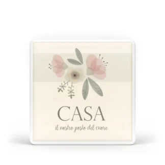 Formella piccola Fiori Eleganti - Casa