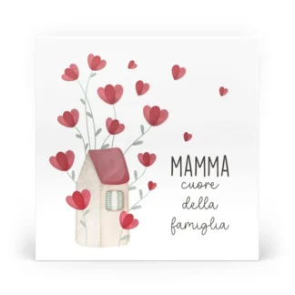Formella Grande Mamma Mia - Mamma cuore della famiglia