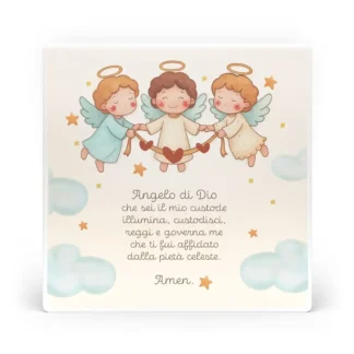 Formella Grande Dolci Preghiere - Angelo di Dio