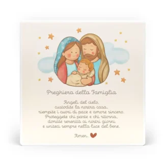 Formella Grande Dolci Preghiere - Preghiera della famiglia