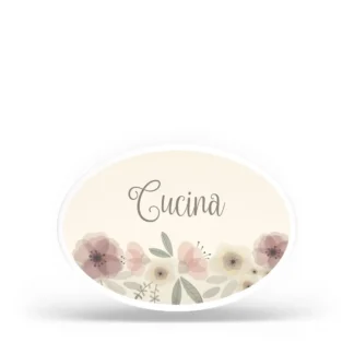 Fuoriporta Fiori Eleganti - Cucina