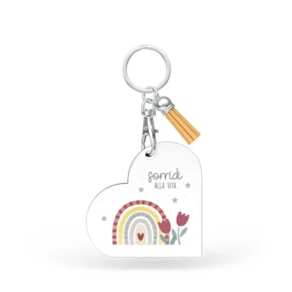 portachiavi cuore-sorridi