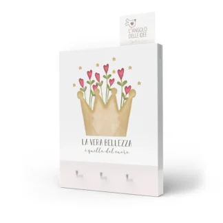 Portachiavi da Muro - La vera bellezza è quella del cuore