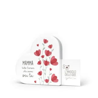Portaricordi Cuore Mamma Mia - Mamma tutto l’amore che serve