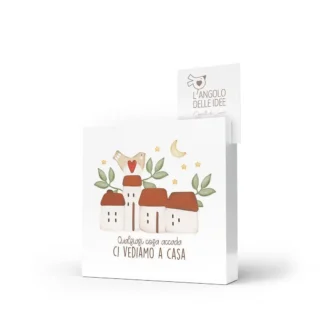 Quadro portaricordi - Qualsiasi cosa accada ci vediamo a casa