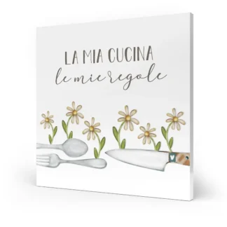 Quadro Grande - La mia cucina, le mie regole