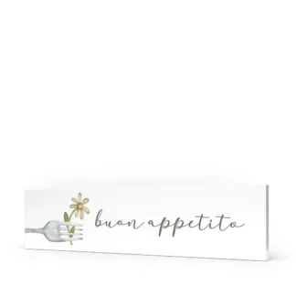 Quadro Orizzontale Grande - Buon appetito