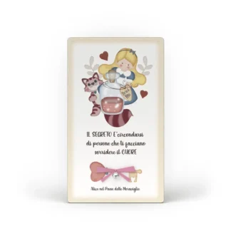 Quadro grande Meraviglie di Alice - Ridere il cuore